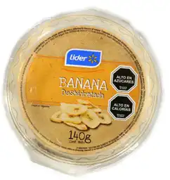 Líder Banana Deshidratada, 140 G.