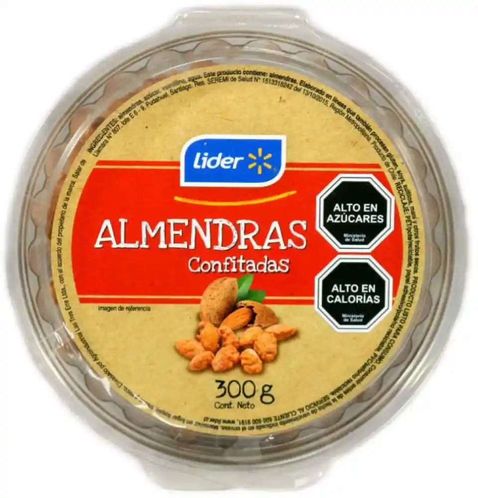 Líder Almendras Confitadas 300 G,