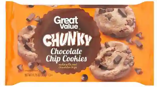 Great Value Galletas con Chispas de Chocolate Chunky