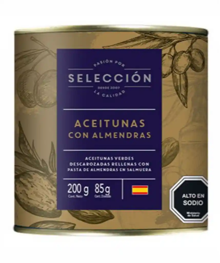 Selección Aceitunas Rellenas con Almendras 