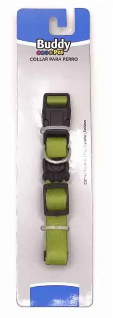 Buddy Pet Collar Verde - Talla S 1 Un