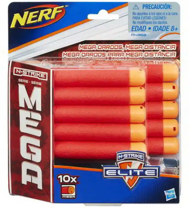 Nerf Juguete Dardos X10.