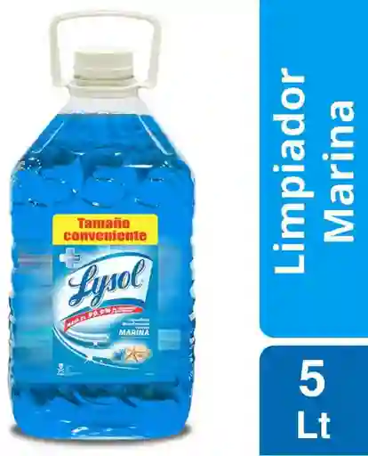 Lysol Limpiador Líquido Desinfectante Marina 5L