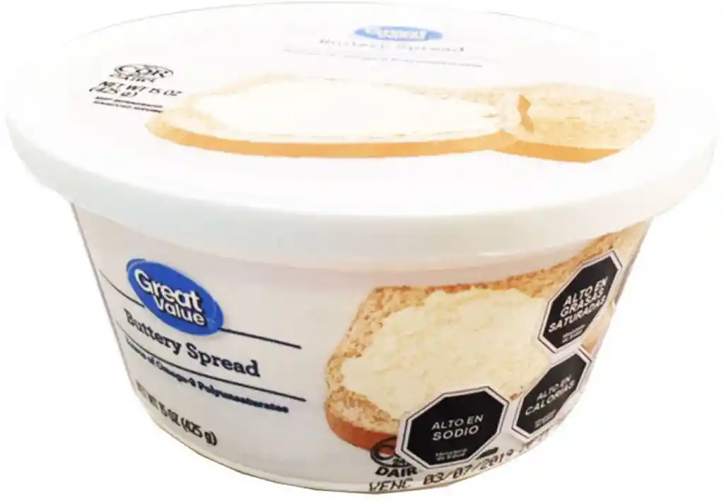 Margarina Regular Pote 424 g Great Value
