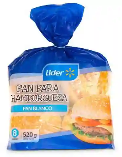 Pan Blanco para Hamburguesa Lider