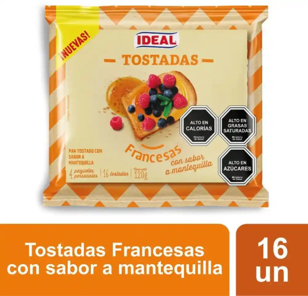 Ideal Tostadas Francesas Sabor a Mantequilla