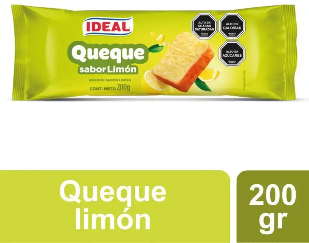 Ideal Queque Sabor Limon 200 Gr