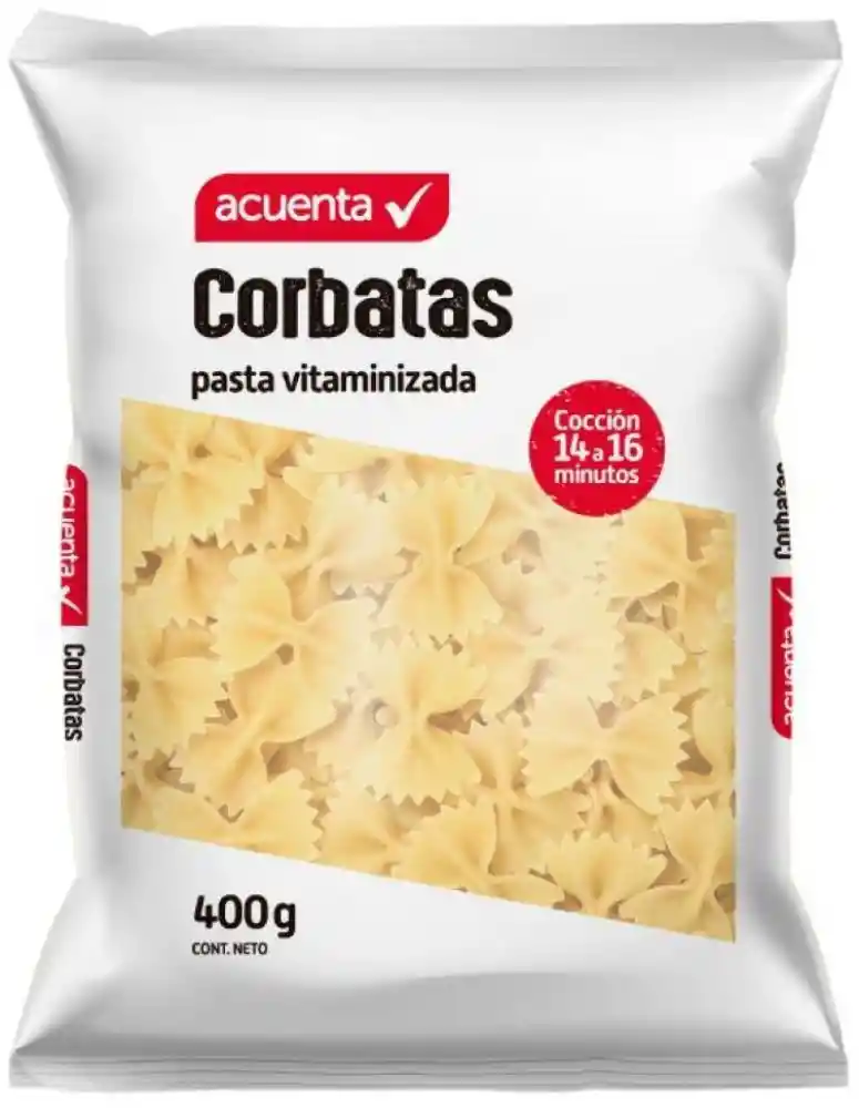 Acuenta Pasta Vitaminizada Corbatas