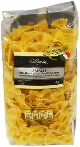 Selección Fideos Farfalle 