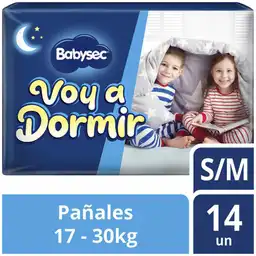 Babysec Pañales Voy a Dormir Talla S/M