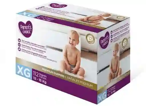 Parents Choice Pañales Premium Diapers Talla XG