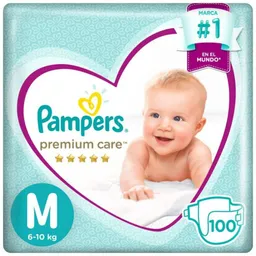Pampers Pañales Premium Care Talla M