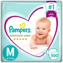 Pampers Pañales Premium Care Talla M