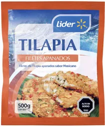 Tilapia en Filetes Apanados Sabor Mexicano Lider