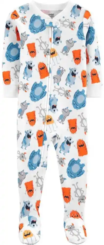 Pijama Entero Moustro (Talla 12M) Child Of Mine