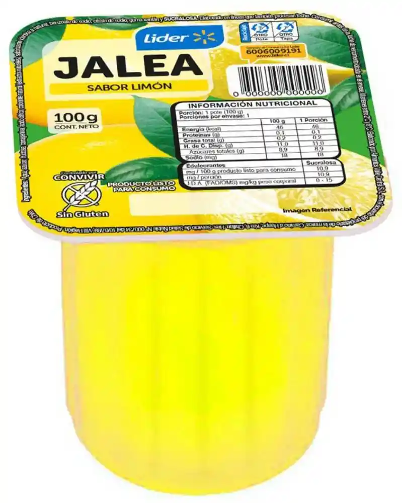 Jalea Pote Limon 100 g, Lider
