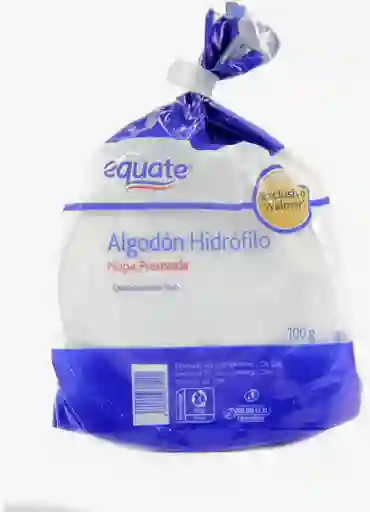 Algod Hidrof Equate 100 g. Equate