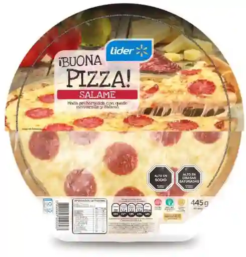  Pizza Salame Líder 