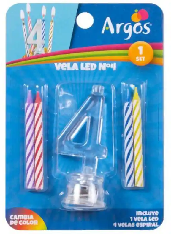 Argos Vela Led Num 4 1 U.