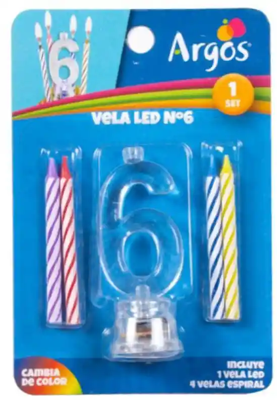 Argos Vela Led Num 6 1 U.