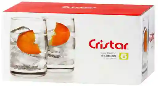 Cristar Set 6 Vasos Altos Toledo 1 Un.