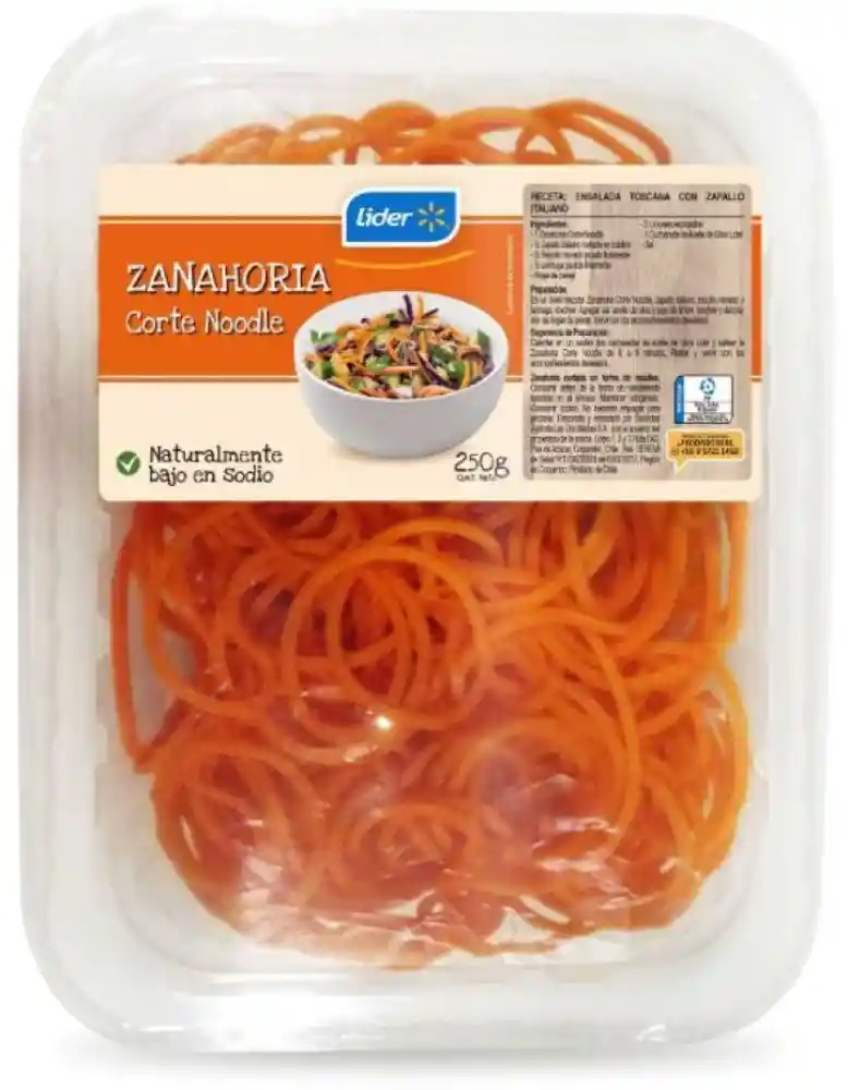 Zanahoria Corte Noodle