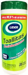 Toallitas Humedas Desinfectantes Fresh Frasco 35 Un