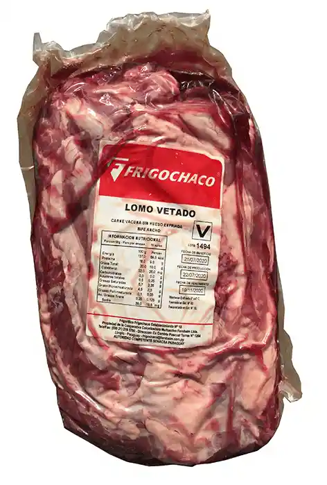 Lomo Vetado Carne Premium De Paraguay Al Vacío