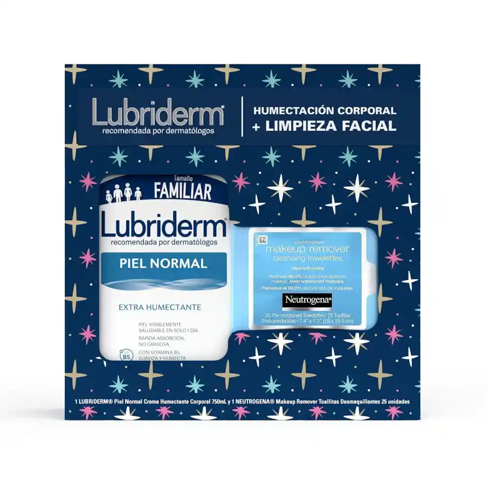 Lubriderm Crema Corporal Extra Humectante y Limpieza Facial