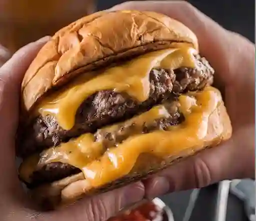 Cheese Burger Supreme & Papas