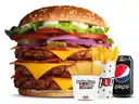 Combo Hamburguesa Triple