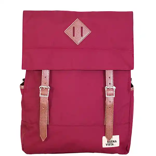 Buenavista Mochila Para Laptop Square L Burdeos Waterproof