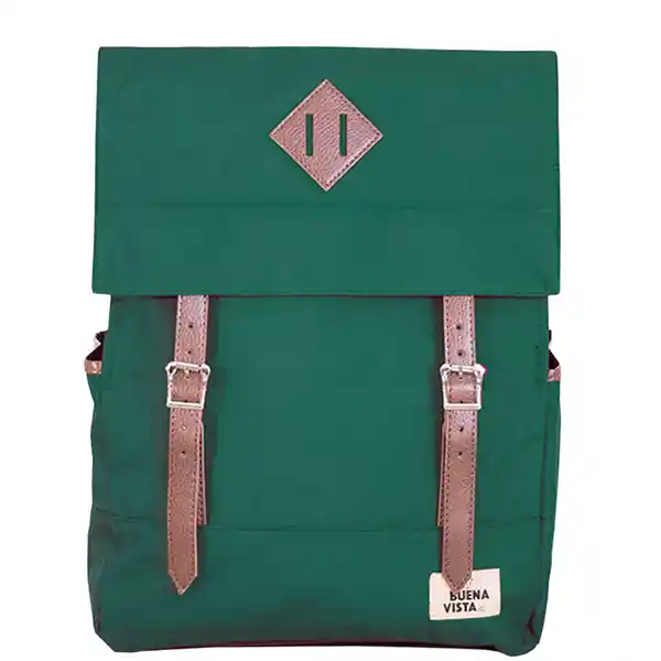 Buenavista Mochila Para Laptop Square L Verde Ingles Waterproof