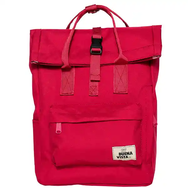 Buenavista Mochila Para Laptop Roll Rojo Italiano Waterproof