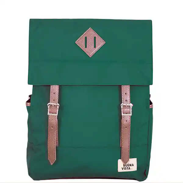 Buenavista Mochila Para Laptop M Square Verde Ingles Waterproof