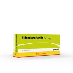 comp Hidroclorotiazida 50 Mg X 20 Rimidos