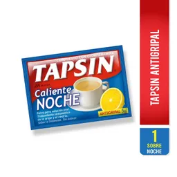 Tapsin Compuesto con Clorfenamina Noche Polvo para Solución Oral (400 mg / 10 mg / 33 mg / 50 mg / 4 mg)