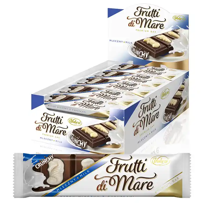 Vobro Chocolate Barra  Milk Frutti di Mare Crunchy