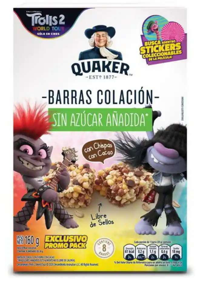 Quaker Barr Chcolat Q8Un. . 8Un