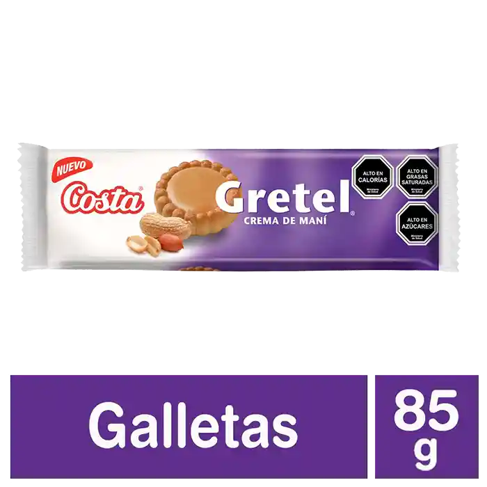 Costa Galletas Gretel con Crema de Maní