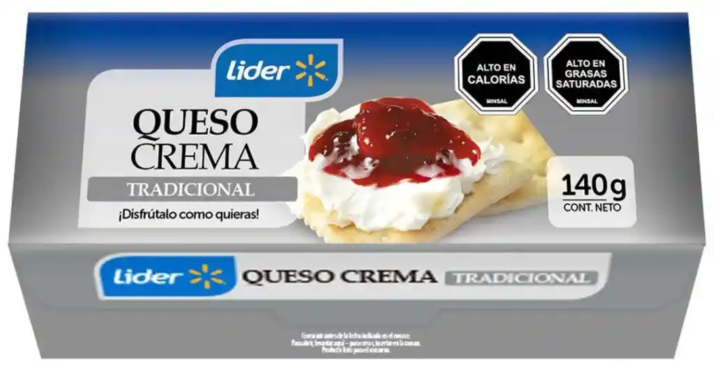 Queso Crema, Lider. 140Gr