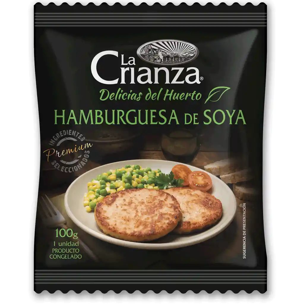 La Crianza Hamburguesa Soya 100G