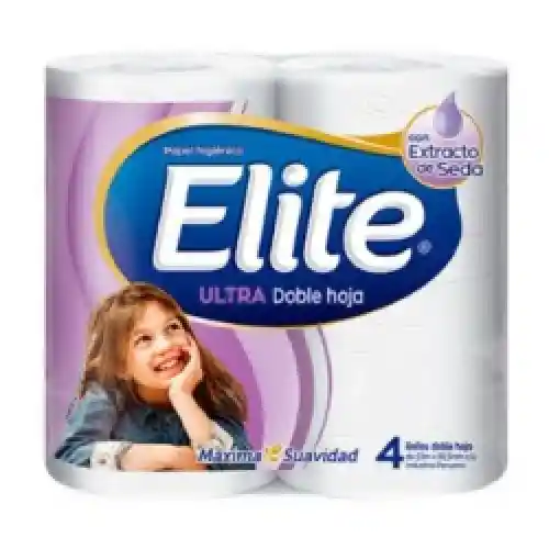 Elite Limpieza Papel Higienico 4 Rollos 25Mt