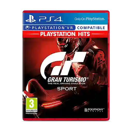 Sony Ps4 Juego Gran Turismo Sport - Hits - Latam Ps4