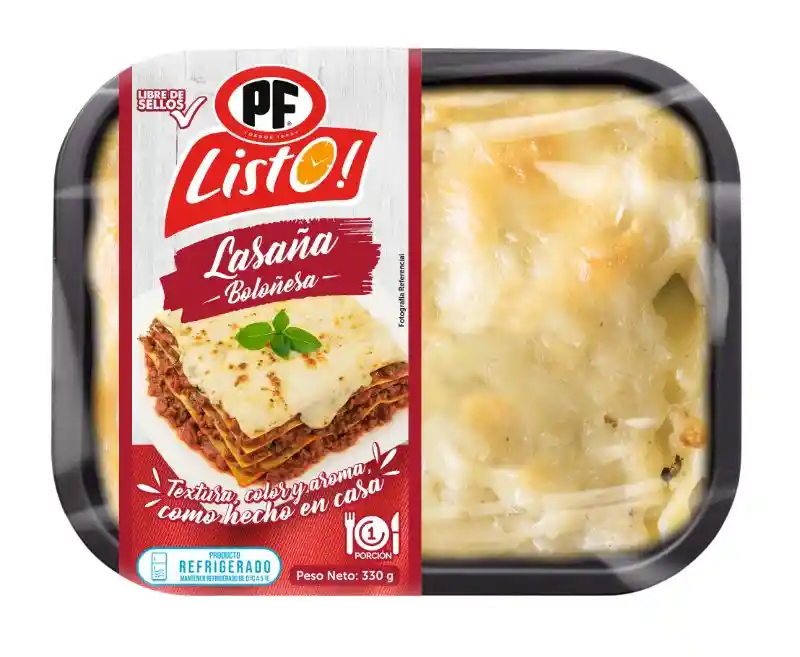 Pf Listo Lasana Bolonesa
