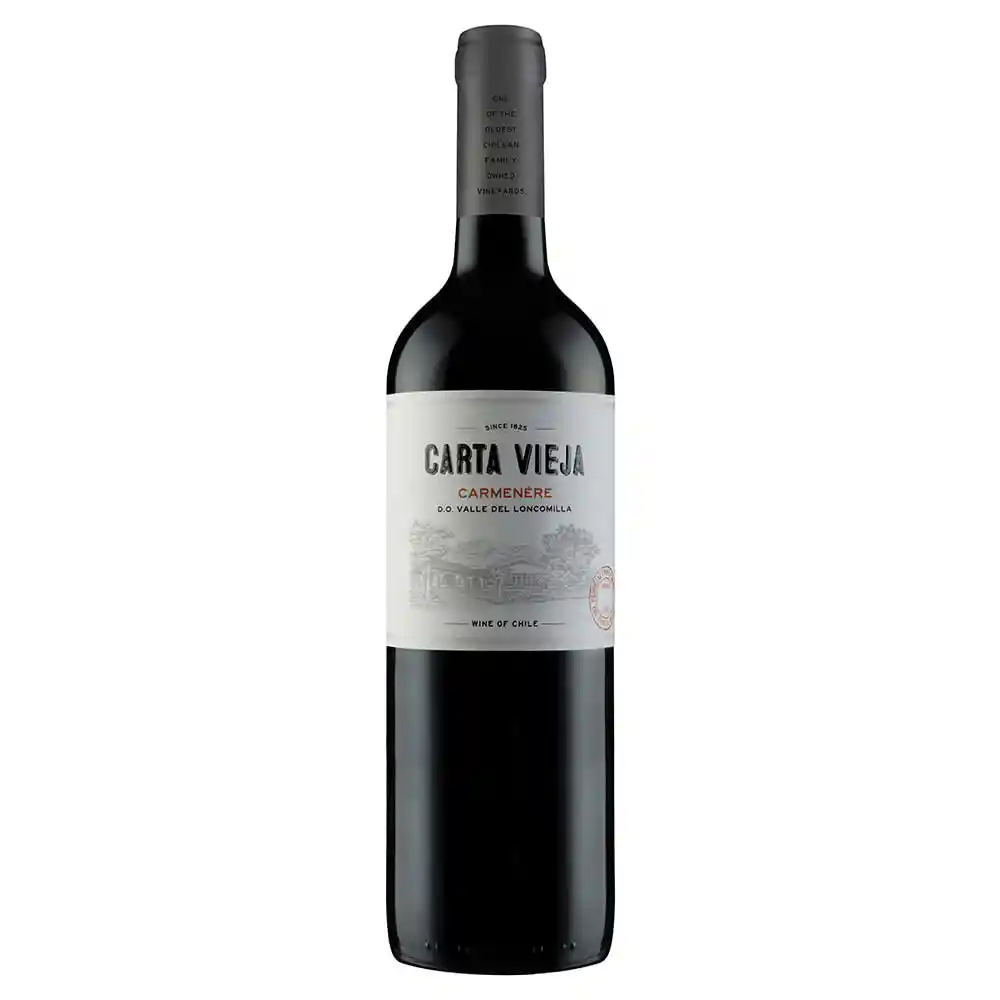 Tolva Vino Carmenere Carta Vieja 750Cc