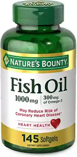 Fish Oil 1000Mg Omega 3 300Mg Capsulas Blandas 90