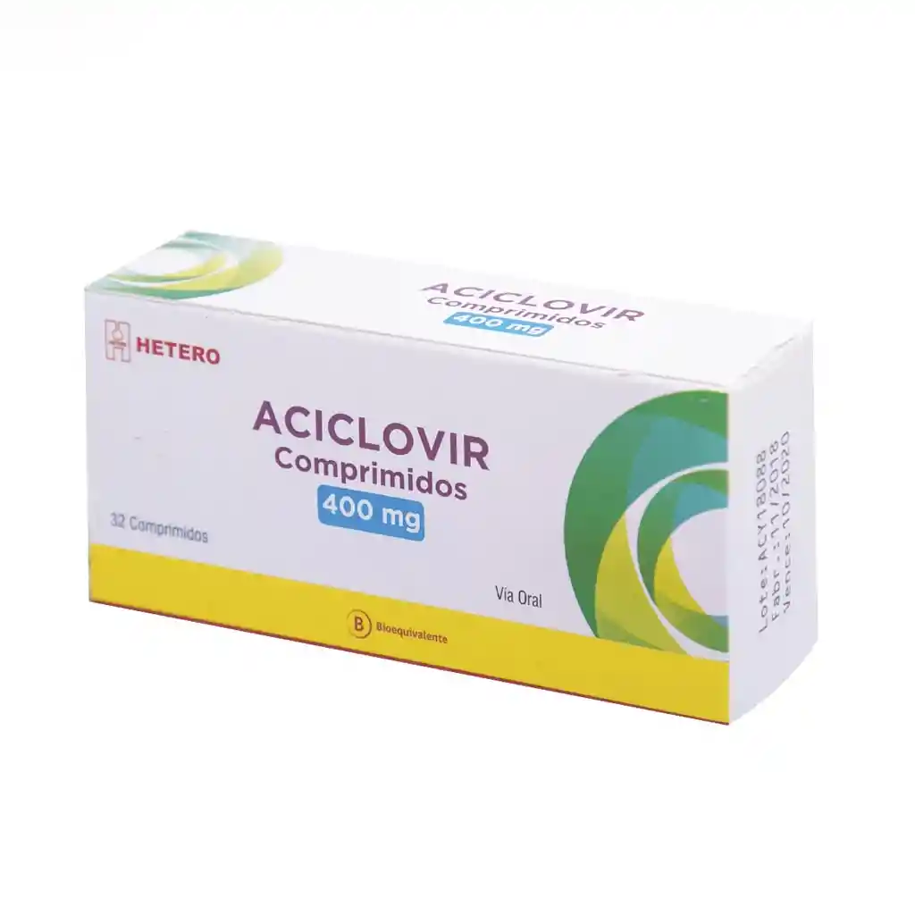 Aciclovir 400 mg 35 Comprimidos