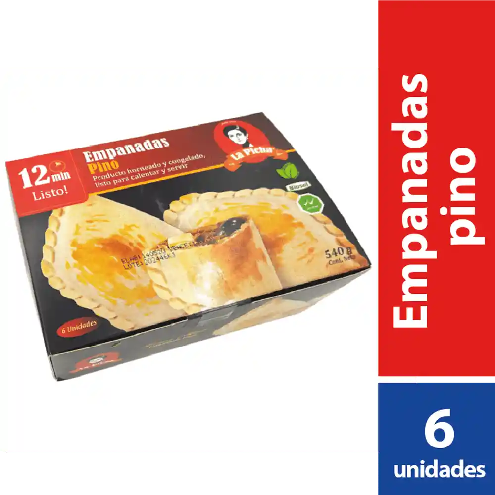 La Picha Empanadas Conge.Carn. 540 G.