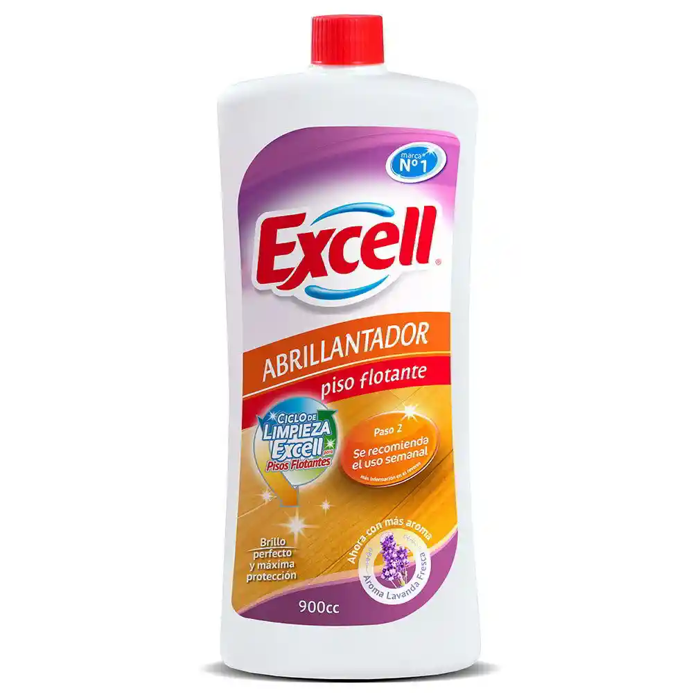 Excell Abrillantador de Piso Flotante 900 ml, 